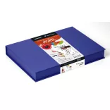 Molotow - Clairefontaine Akril szett - Kék A4 - 360 g/m2 - 33 x 23 cm