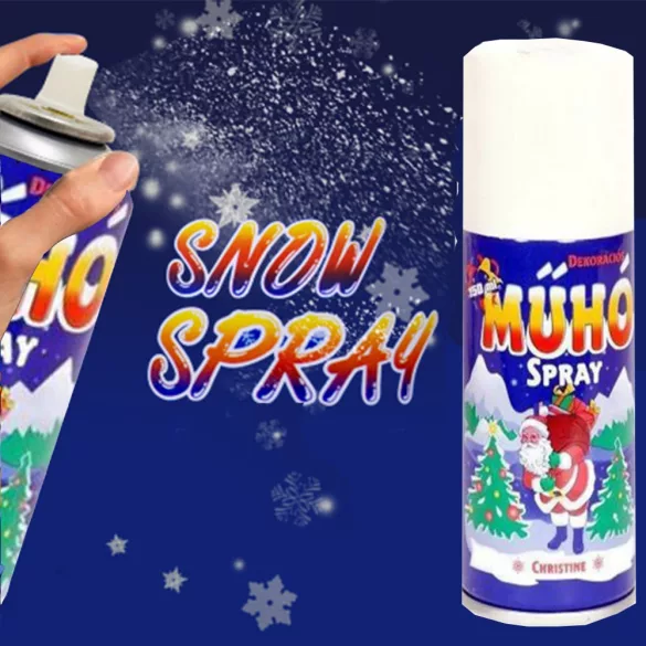 Műhó - Dekorációs műhó spray fehér 150ml