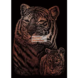 Kreatív hobby - Réz - Tigrisek