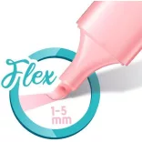 Maped - Writing Set Lettering - 22 Pieces - Includes Fineliner + Pastel Flex Highlighter Pen