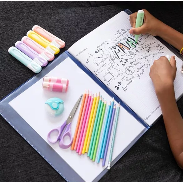 Maped - Writing Set Lettering - 22 Pieces - Includes Fineliner + Pastel Flex Highlighter Pen