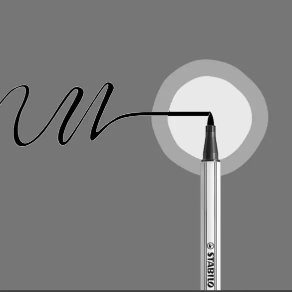 Ecsetfilc készlet - Stabilo Pen 68 Brush ARTY készlet - 18 színű