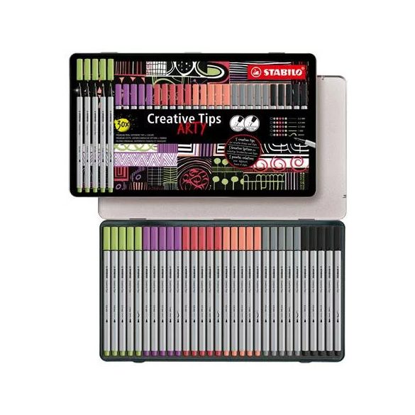 STABILO Pen 68 BURSH pen - Black