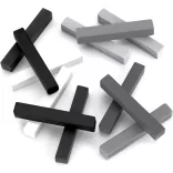 Porpasztell készlet, 12db-os - Royal & Langnickel Artist Pastel Soft Pastels - Grey Tones 12 pcs