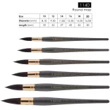 Escoda Aquario Gold Series "Joseph Zbukvic" Squirrel Art Brush (10)