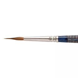   Ecset - Escoda Óptimo - Kolinsky nyest ecset, rövidnyelű, kerek, vonalazó - 2-es méret