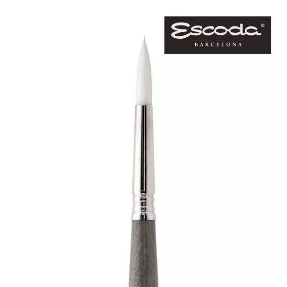 Pointed Round Brush - Escoda Perla; Size 18