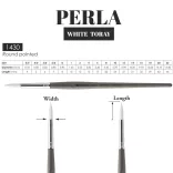 Pointed Round Brush - Escoda Perla; Size 4