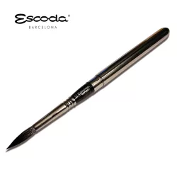   Ecset - Escoda Ultimo Travel - szintetikus ecset, rövidnyelű, kerek, összecsukható nyéllel - 2-es méret