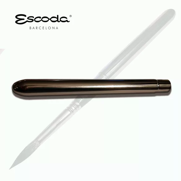 Ecset - Escoda Ultimo Travel - szintetikus ecset, rövidnyelű, kerek, hegyes ecset, összecsukható - 4-es méret