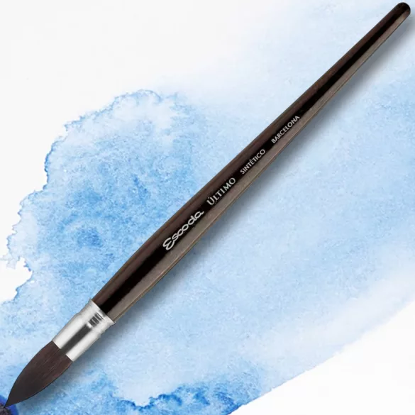 Escoda Ultimo Series 1530 Artist Watercolor and Acrylic Paint Brush, Synthetic Squirrel, Mop (10)
