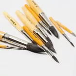 Brush - Escoda Ceramic & Porcelain Brush, squirrel hair, round - 0