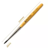 Brush - Escoda Ceramic & Porcelain Brush, squirrel hair, round - 6