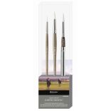 Pointed Round Brush Set - Escoda Perla Joseph Zbukvic 3pc