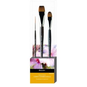 Brush Set - Escoda Signature Collection Fábio Cembranelli Prado Set For Watercolour - 8607-2