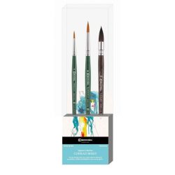   Ecsetkészlet - Escoda Signature Collection Conrad Roset Set For Watercolour - 8611-1