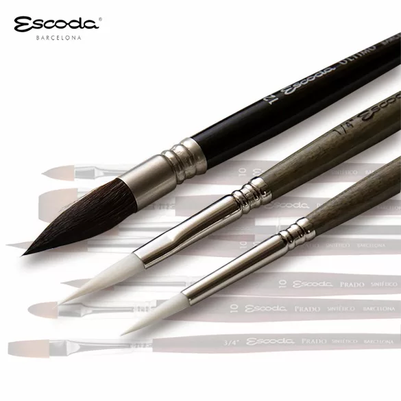 Brush Set - Escoda Signature Collection Julia Barminova Set For Watercolour - 8615-1