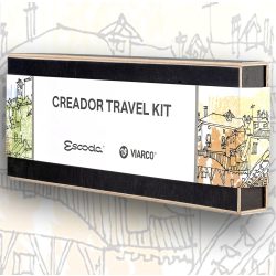   Utazókészlet, ecsetkészlet - Escoda Creador Travel Kit with Watercolours - 1253