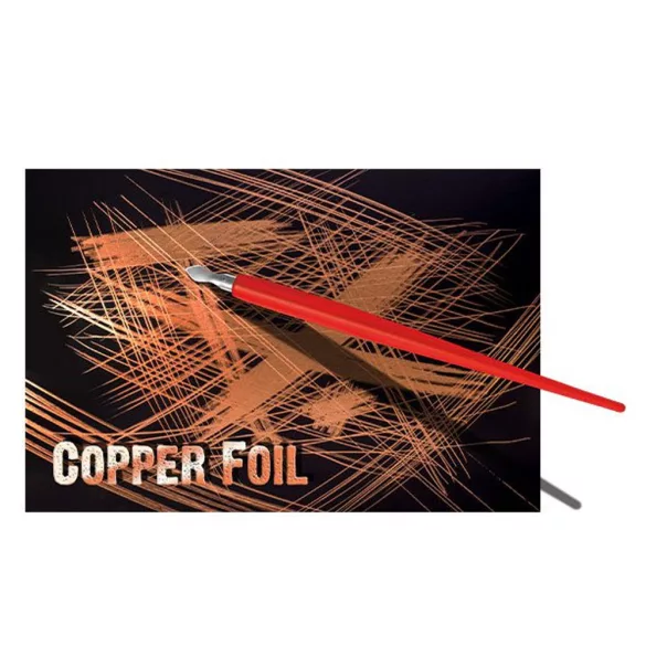 Karcfólia csomag, üres, réz - ESSDEE 10 Copperfoil 229x152mm