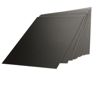 Karcfólia csomag, üres, fekete - ESSDEE 10 Black Scraperboard 152x101mm