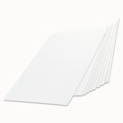   Karcfólia csomag, üres, fehér - ESSDEE 10 White Scraperboard 229x152mm