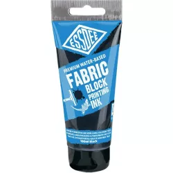   Essdee Fabric Block Printing Ink 100ml - 01 Black (and other colours)