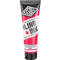   Printing Ink - ESSDEE Lino Printing Ink Fluorescent 300ml (Red)