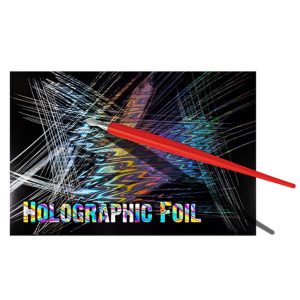 Karcfólia csomag, üres, holografikus - ESSDEE 10 Holographic Foil 229x152mm