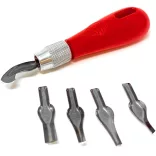 ESSDEE Lino Cutters & Handle Set  with Pressing Tool and Lino-discs L5B2D