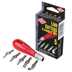 ESSDEE Lino Cutters & Handle Set  L5S