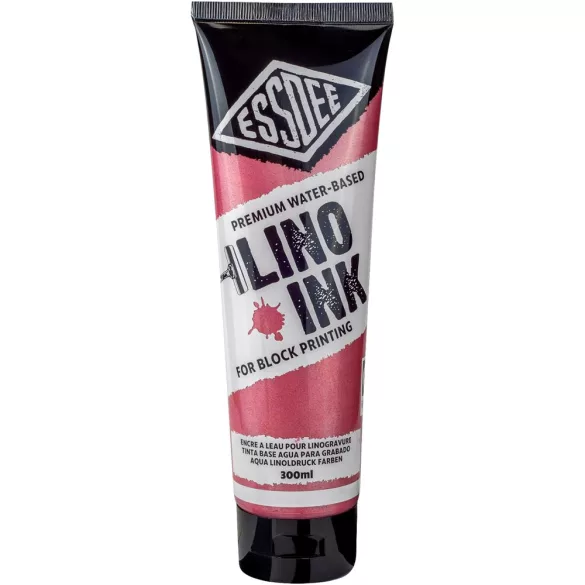 Linófesték, gyöngyházfényű piros - ESSDEE Lino Ink Pearlescent Red 300ml