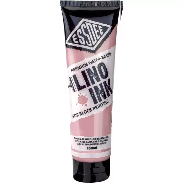 Printing Ink - Essdee Premium Block Printing Ink, Pearlescent 300ml - Pink