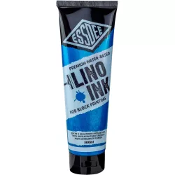   Printing Ink - Essdee Premium Block Printing Ink, Pearlescent 300ml - Blue