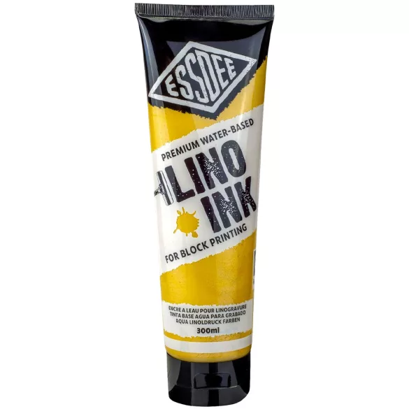 Printing Ink - Essdee Premium Block Printing Ink, Pearlescent 300ml - Yellow