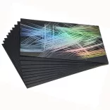 Karcfólia csomag, üres, szivárványos - ESSDEE 10 Rainbow Foil 229x152mm