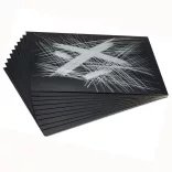 Karcfólia csomag, üres, ezüst - ESSDEE 10 Silverfoil 508x457mm