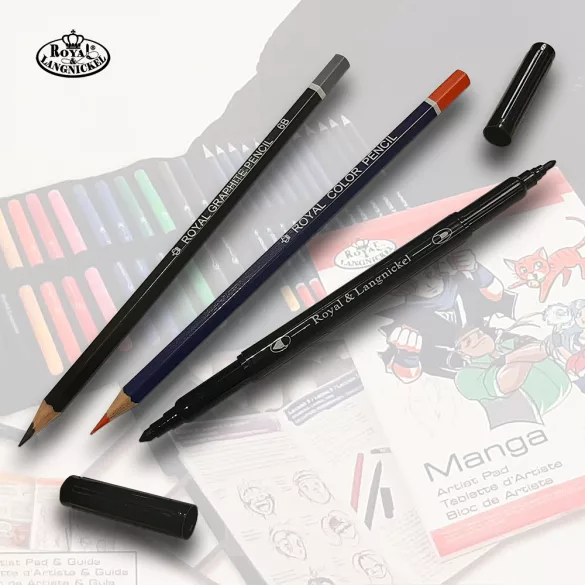 Royal and Langnickel Manga Travel Art Set 32pcs