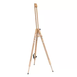   Festőállvány, Tábori, Összecsukható - 170 cm magas közepes méretű festőállvány bükkfából