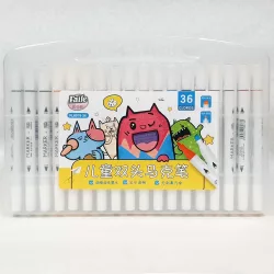   Filckészlet, kétvégű - Faile Colour Twin Tip Marker set, with 36 colours