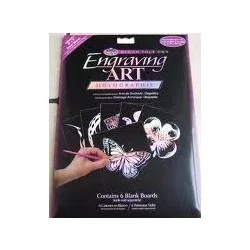   Karclap, holografikus karcfólia, 6 db-os - 20x25 cm - Újra kapható!