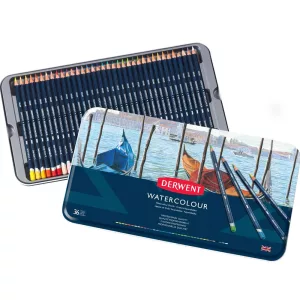 Derwent Watercolour Pencils, Painting & Drawing, Set of 36pcs