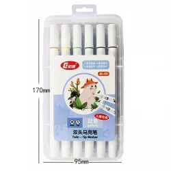 Faber-Castell Goldfaber Aqua Dual Marker, wallet of 6 