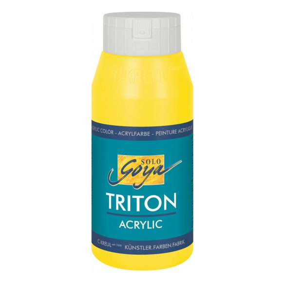 Akrilfesték - KREUL SOLO GOYA Triton Acrylic 750 ml - Világossárga