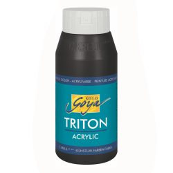   Akrilfesték - KREUL SOLO GOYA Triton Acrylic 750 ml - Fekete