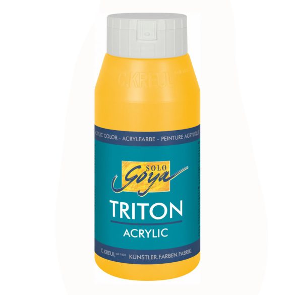 Akrilfesték - KREUL SOLO GOYA Triton Acrylic 750 ml - Kukoricasárga
