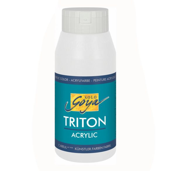 Akrilfesték - KREUL SOLO GOYA Triton Acrylic 750 ml - Fehér