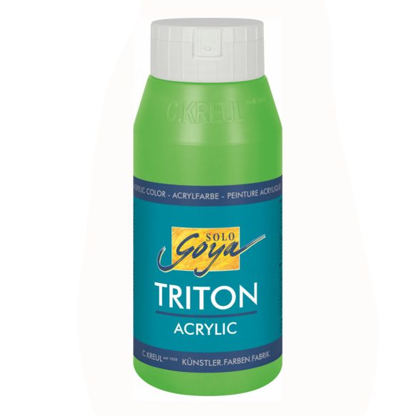 Akrilfesték - KREUL SOLO GOYA Triton Acrylic 750 ml - Sárgás zöld