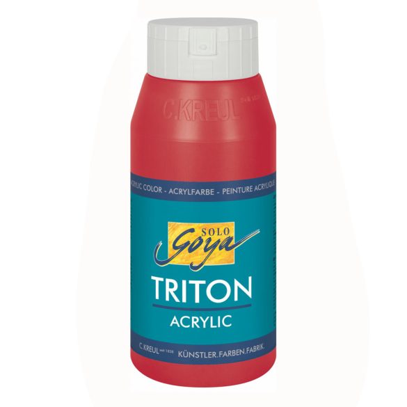 Akrilfesték - KREUL SOLO GOYA Triton Acrylic 750 ml - Kármin