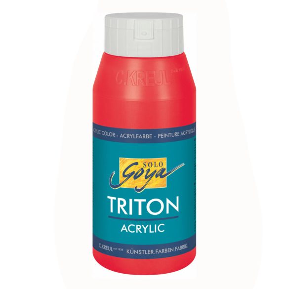 Akrilfesték - KREUL SOLO GOYA Triton Acrylic 750 ml - Cseresznyepiros