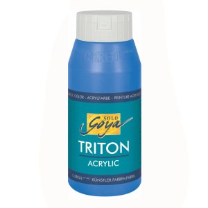 Acrylic paint - KREUL Solo Goya Triton Acrylic Paint 750ml - Primary Blue